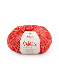 Pelote de laine et Mohair à tricoter PHIL IRISE ALPAGA - Phildar Rouge