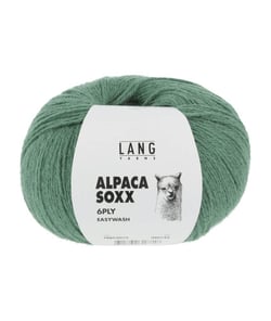 Pelote de laine Alpaca Soxx 6-PLY - 150GR - Lang Yarns 79 Vert