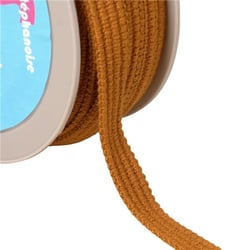 Bobine 20m Galon quatre cordons 15mm marron  cuivre