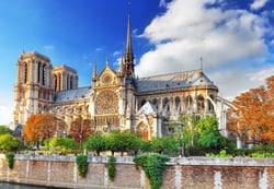 Puzzle 1000 pièces - Vue sur la Cathédrale Notre-Dame de Paris - Bluebird Puzzle