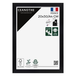 Cadre photo Precious carbone 20x30/A4 cm