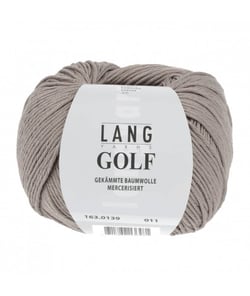 Coton à tricoter GOLF - Lang Yarns - PPSC 139 Marron
