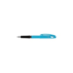 Stylo plume - Rechargeable - Pointe moyenne - Bleu pailleté - Pentel - TRF95