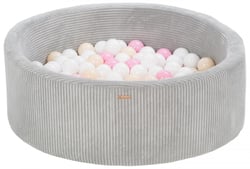 Piscine à balles 200 balles 90 cm rose clair, cappuccino - Velinda