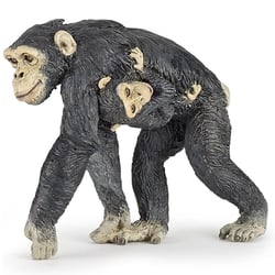 Figurine Chimpanzé et son bébé - Papo