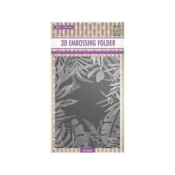 Embossing folder classeur de gaufrage 10,5 x 14,8 cm FRAME OF TROPICAL LEAVES 46