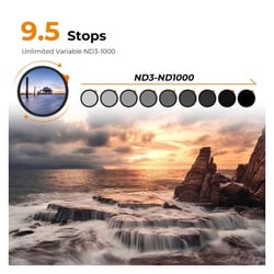 K&F Filtre Nano X series VND ND3-1000 58mm
