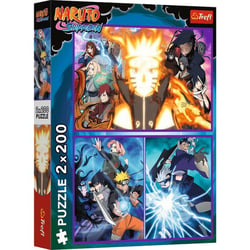 Puzzle 200 pièces - Ninja Du Village De La Feuille Cachée - Masashi Kishimoto Naruto Shippuden - Trefl