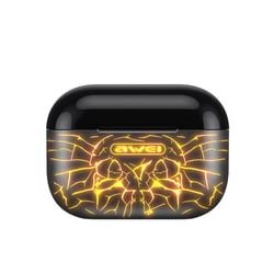 Ecouteurs Bluetooth Sans Fil Étanches Avec Autonomie Longue Et Effets Lumineux Jaune YONIS