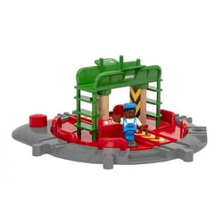 Plaque tournante et personnage - brio world - 33476 - accessoire circuit train