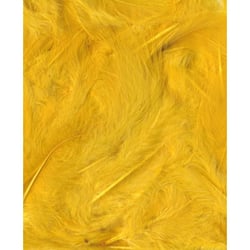Plumes jaunes 12 cm - Artemio