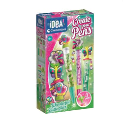Set créatif Mini Fabrique de Stylos Motylki Clementoni 18169 multicolore