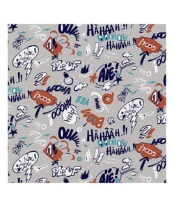 Tissu coton bande dessinée de 150 cm de largeur COOL vendu par 50 cm