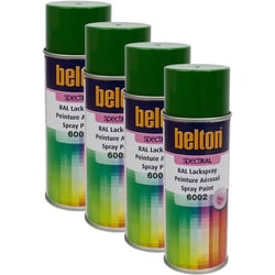 4 sprays de peinture Belton Spectral RAL6002 vert feuillage 400ml