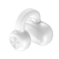 Ecouteur Bluetooth Sans Fil Confortable Longue Autonomie Son Clair Et Net Blanc YONIS
