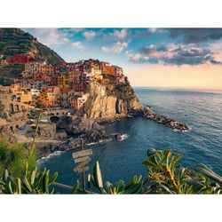 Puzzle vue sur la cinque terre 1500 pièces - collection pays italie - ravensburger 162277