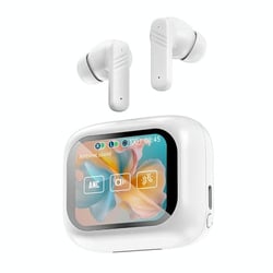 Ecouteurs Bluetooth Sans Fil Avec Réduction De Bruit Et Écran Tactile Couleur Blanc YONIS