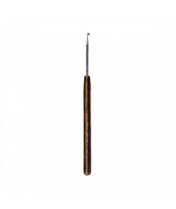 Crochets aluminium Natural manche en bois N° 2 à 5 - Prym taille n°3