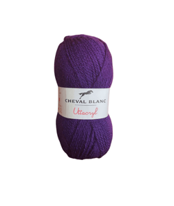 Fil à tricoter UTTACRYL - Cheval Blanc 41 MAUVE