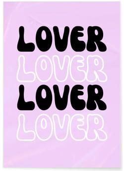 Affiche Lover Lover | A3 : 29,7x42cm