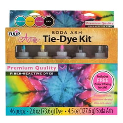 Kit de teinture - Teinture textile Tulip - Multicolore - Pour tissu 100% coton