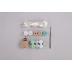 Kit: Chaînette de sucette, menthe, 15 pièces, Boite