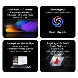 Tablette Xiaomi Pad 7 stockage 256 Go noir 11.2 " RAM 8 Go