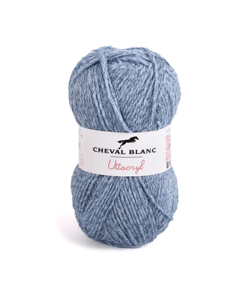 Fil à tricoter UTTACRYL - Cheval Blanc 13 ARDOISE