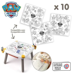 10 feuilles de coloriages - Recharge - Smoby - Pat' Patrouille - Pour Kid Table Créative