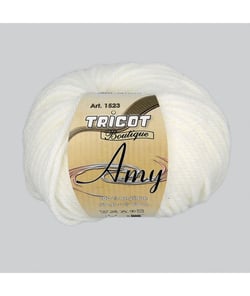 Fil à tricoter Tricot Boutique AMY - Distrifil Blanc (01)
