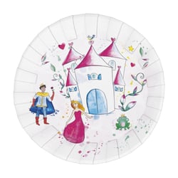 Assiette Ø 23cm - lot de 8 - princesses