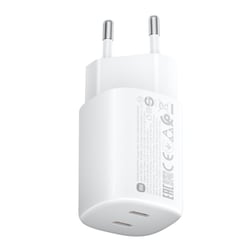 Chargeur secteur Xiaomi 45W Nano Turbo Charging Power Adapter 2 ports - Blanc