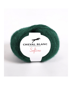 Fil à tricoter SOFTINE - Cheval Blanc 045 Vert