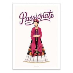Affiche 30x40 cm - Frida Passionate - Nour Tohme