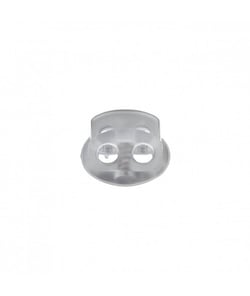 2 Stop cordons 2 trous 15mm - Prym Transparent