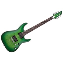 C-1 Platinum - Satin Green Burst Schecter