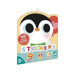 100 stickers planches – Bebe animaux - Janod - Rouge