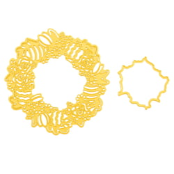 Matrice de découpe Nellie's Choice - Couronne de Pâques - 10,2 x 10,2 cm