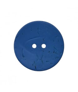 Carte de 2 boutons Coco 23mm Bleu roi - Union Knopf Bleu