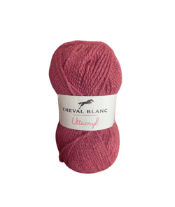 Fil à tricoter UTTACRYL - Cheval Blanc 303 PIVOINE