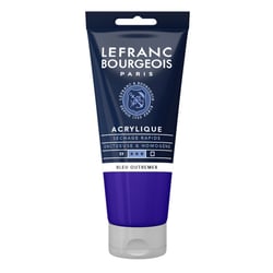 Peinture acrylique - Bleu outremer - 043 - Fine - Lefranc Bourgeois - Tube 80ml