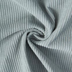 Tissu Velours d'ameublement côtelé Emy uni Gris clair