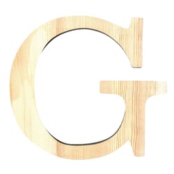 Lettre G - 19 cm - bois - Artemio