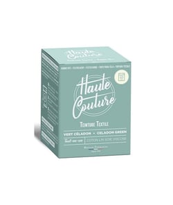 Teinture pour Textile 350g - Haute Couture : Longue Tenue & Facilité d'Utilisation Celadon Vert