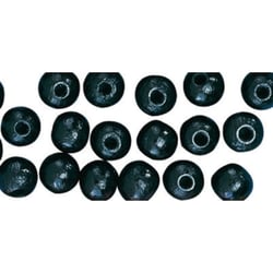 Perle en bois Noir Ronde Ø 8 mm 82 pièces