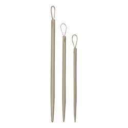 3 aiguilles à laine - 6 / 7 / 8,5 cm