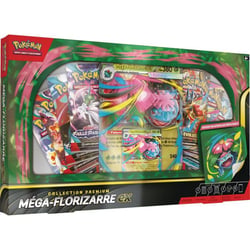 Coffret pokemon méga florizarre ex pv 380 - collection premium - 8 boosters - cartes à collectionner française - ASMODEE