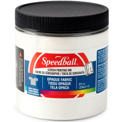 Encre blanche nacrée pour tissu imprimé en sérigraphie - Speedball