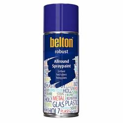 Spray de peinture - Lila velours - Brillant - Couvrant et résistant - Belton - Robust - 400ml
