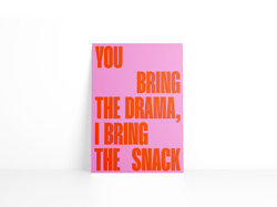Carte de vœux - You bring the drama